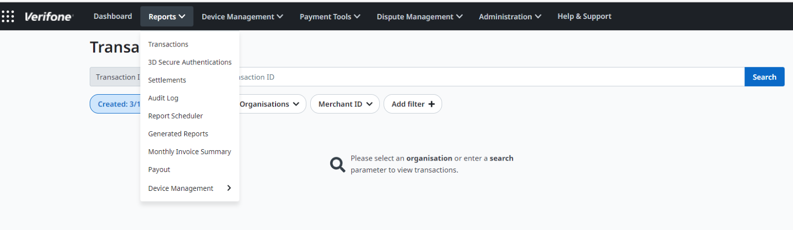 Verifone Central Verifone Central Verifone Developer Portal